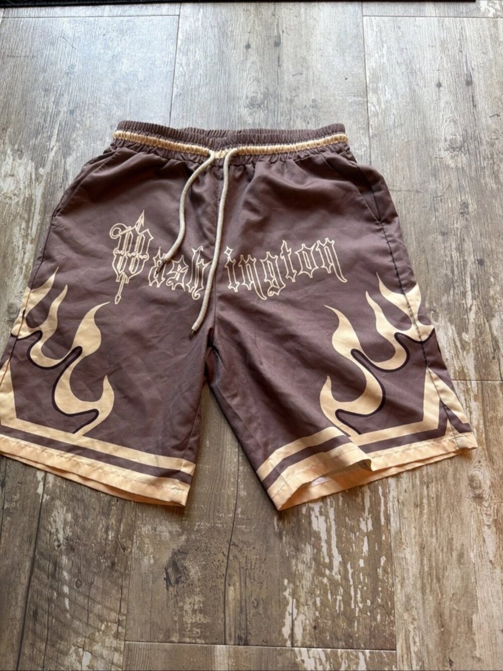 ROMWE Streetlife Shorts Washington Brown Men’s Small